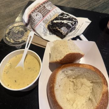 Boudin Bakery Cafe - Crab Chowder in a Sourdough Bread Bowl Oreo brownie - Bakeries Near Me - San Francisco, California Boudin Bakery Cafe - Crab Chowder in a Sourdough Bread Bowl Oreo brownie - Bakeries Near Me - San Francisco, California