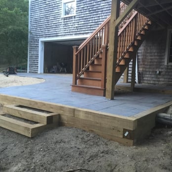 Devoe Construction - Large Bluestone Patio w/retaining wall - General Contractors Near Me