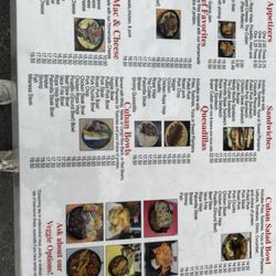 Cubans On Wheels - Menu 7/2025