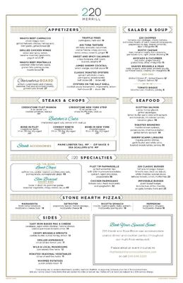 Menu photo 5 220 Merrill Birmingham, MI