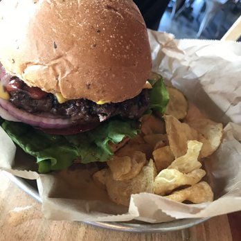 Bare Back Grill - Cheeseburger with all the fixins - Bars Near Me - San Diego, California Bare Back Grill - Cheeseburger with all the fixins - Bars Near Me - San Diego, California