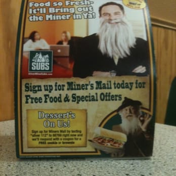 Silver Mine Subs - a sign up for dinner today for free food and special offers - Sandwiches Near Me - Longmont, Colorado