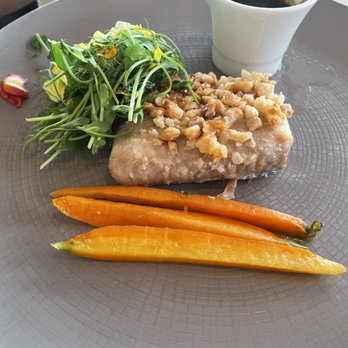 Spago - Macadamia nut crusted Mahi - Asian Fusion Near Me - Maui, Hawaii Spago - Macadamia nut crusted Mahi - Asian Fusion Near Me - Maui, Hawaii