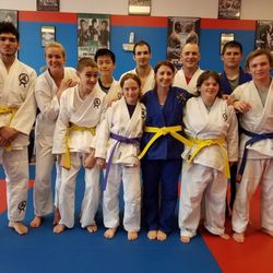 Most recent belt testing resulted in several of us moving on to a new rank.