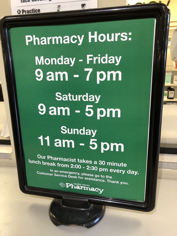 HARRIS TEETER PHARMACY Updated August 2024 12525 Park Potomac Ave