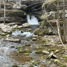 Waterfall at Blanchard Springs