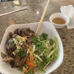 Grilled pork vermicelli Grilled pork vermicelli