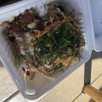 Wake Up Delicious - Green poke bowl - Hawaiian Near Me - Hanalei, Hawaii Wake Up Delicious - Green poke bowl - Hawaiian Near Me - Hanalei, Hawaii