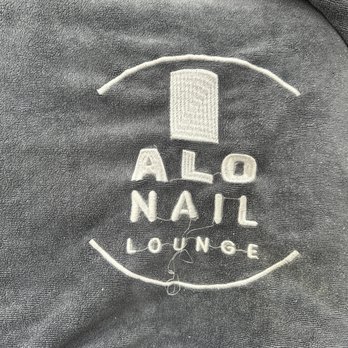 Alo Nail Lounge - Branded Lap towel - Nail Salons Near Me - Charlotte, North Carolina