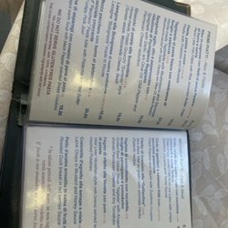 Barchetta - Menu
