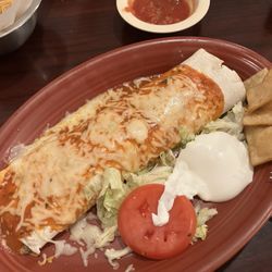 Don Patron Mexican Grill - Jumbo burrito. Excellent!
