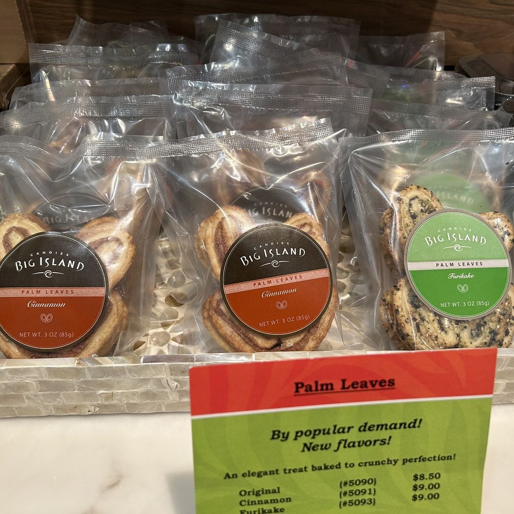 Big Island Candies - Palm leaves - Chocolatiers & Shops Near Me - Honolulu, Hawaii