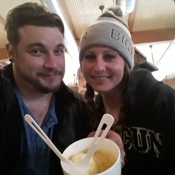 The Copper Q - My Girlfriend and I enjoying our mug - Bakeries Near Me - Big Bear Lake, California The Copper Q - My Girlfriend and I enjoying our mug - Bakeries Near Me - Big Bear Lake, California