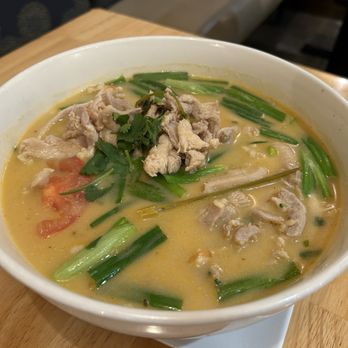 Basil & Co - Tom Kha Noodle Soup (Coconut Soup) - Thai Near Me - Diamond Bar, California