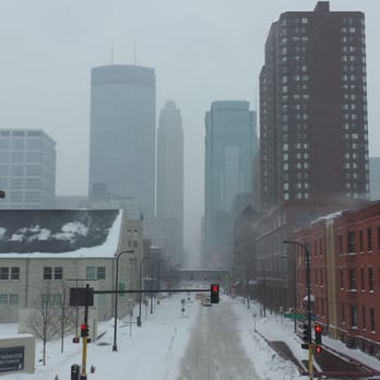 Minneapolis Skyway System - A view of downtown from inside the skyway - Local Flavor Near Me - Minneapolis, Minnesota