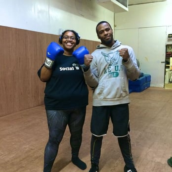 Philly Fit Coach - Devon Williams and client Tish Blackwell - Boxing Near Me - Philadelphia, Pennsylvania Philly Fit Coach - Devon Williams and client Tish Blackwell - Boxing Near Me - Philadelphia, Pennsylvania