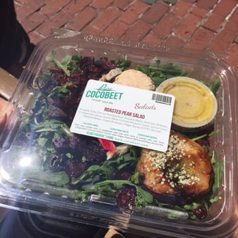 Cocobeet - Boston - Roasted Pear Salad - Juice Bars & Smoothies Near Me - Boston, Massachusetts