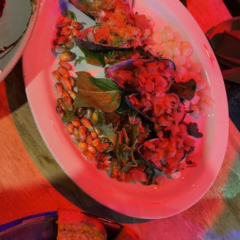Coya Peruvian Secret - Basked Chalaca Mussels - Peruvian Near Me - Del Mar, California Coya Peruvian Secret - Basked Chalaca Mussels - Peruvian Near Me - Del Mar, California