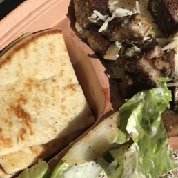 Pita, side salad, and lamb with basmati rice!! Pita, side salad, and lamb with basmati rice!!