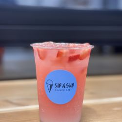 Sip N Sno - Strawberry coconut refresher