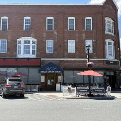 View of restaurant from parking area.