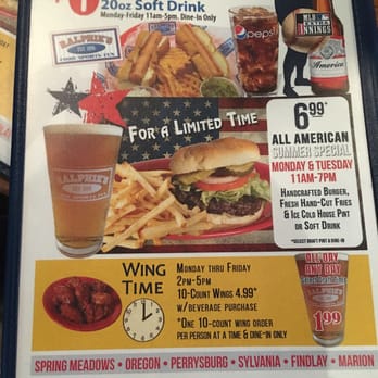 Ralphie's Sports Eatery - Menu - American Near Me - Findlay, Ohio Ralphie's Sports Eatery - Menu - American Near Me - Findlay, Ohio
