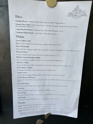 Menu photo 4 Larch Brunch Leavenworth, WA