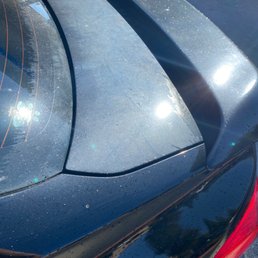 The car after THREE washes