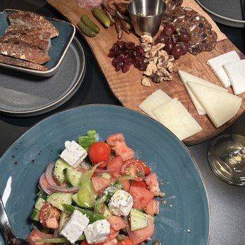 Stafili Wine Cafe - Greek Salad & Stafili Charcuterie Board - Wine Bars Near Me - New York, New York Stafili Wine Cafe - Greek Salad & Stafili Charcuterie Board - Wine Bars Near Me - New York, New York