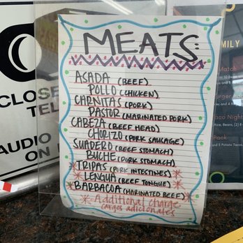 SP Tacos - Meats menu options - Mexican Near Me - San Pedro, California SP Tacos - Meats menu options - Mexican Near Me - San Pedro, California