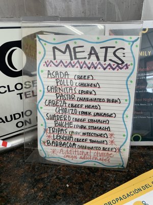 Menu photo 6 SP Tacos San Pedro, CA