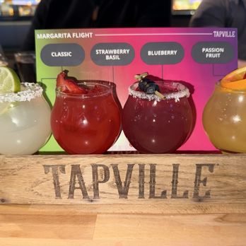 Tapville Social - MARGARITA FLIGHT - American Near Me - Jersey City, New Jersey Tapville Social - MARGARITA FLIGHT - American Near Me - Jersey City, New Jersey