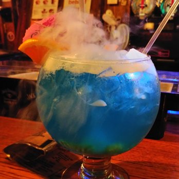 Wicked Willy's - Blue Long Island, the big fishbowl drink - Sports Bars Near Me - New York, New York Wicked Willy's - Blue Long Island, the big fishbowl drink - Sports Bars Near Me - New York, New York