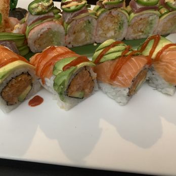 E Sushi & Grill - Double Salmon - Sushi Bars Near Me - Apollo Beach, Florida