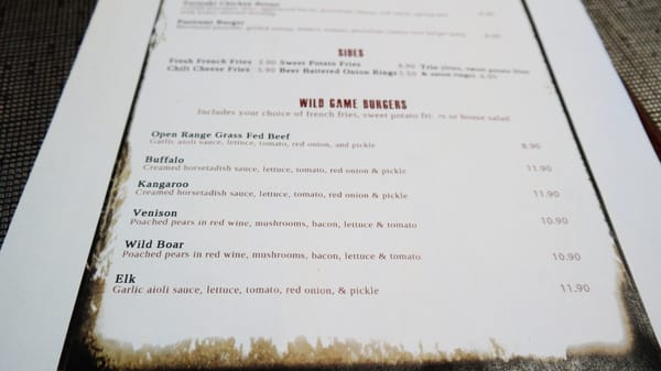 Menu photo 8 Ty's Burger House Oceanside, CA