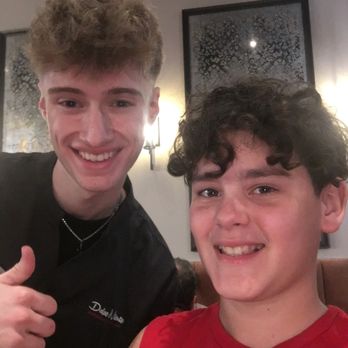 Dolce Niente Restaurante Italiano - selfie with Jack, our loving waiter - Italian Near Me - Spring, Texas