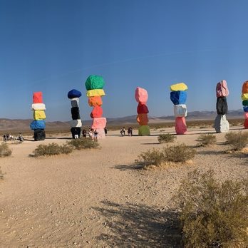 Seven Magic Mountains - Public Art Near Me - Las Vegas, Nevada Seven Magic Mountains - Public Art Near Me - Las Vegas, Nevada