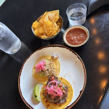 La Popular - ribeye taco and carnitas taco - Mexican Near Me - Porter Ranch, California La Popular - ribeye taco and carnitas taco - Mexican Near Me - Porter Ranch, California
