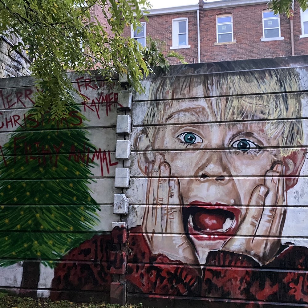 Home Alone Mural - Public Art Near Me - Pittsburgh, Pennsylvania Home Alone Mural - Public Art Near Me - Pittsburgh, Pennsylvania