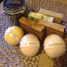 Latest haul! Citrus Charcoal Detox Bath Soak, 3 bath bombs (Lemongrass, Chamomile Cozy, and Oatmeal, Milk & Honey) & more soaps! Latest haul! Citrus Charcoal Detox Bath Soak, 3 bath bombs (Lemongrass, Chamomile Cozy, and Oatmeal, Milk & Honey) & more soaps!