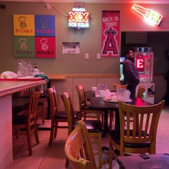 Pizza Boy - Service is bad I had to clean my own table and the one next to me so someone else could sit down - Pizza Near Me - Anaheim, California