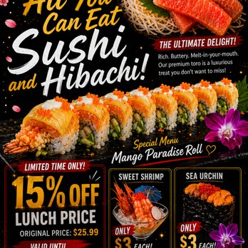 Sake - 15% OFF Lunch price and FREE Toro for dinner!! - Sushi Bars Near Me - Rancho Cordova, California Sake - 15% OFF Lunch price and FREE Toro for dinner!! - Sushi Bars Near Me - Rancho Cordova, California