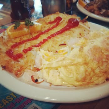 Beach Break Cafe - Huge Shrimp omelette with hashbrowns - Breakfast & Brunch Near Me - Oceanside, California Beach Break Cafe - Huge Shrimp omelette with hashbrowns - Breakfast & Brunch Near Me - Oceanside, California