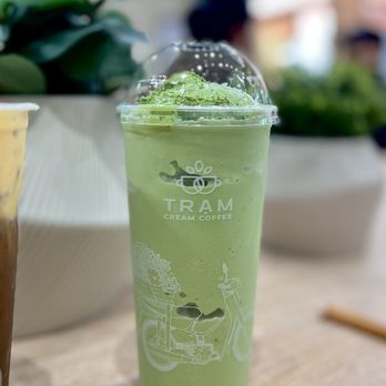 Tram Cream Coffee - Large Matchahaya - Coffee & Tea Near Me - San Jose, California