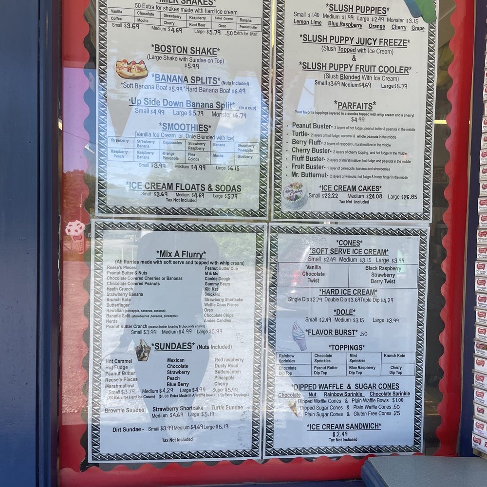 The Royal Treat - the menu of the restaurant - Ice Cream & Frozen Yogurt Near Me - Millport, New York