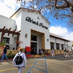 La Cumbre Plaza - Shoppers enter and exit Bristol Farms at La Cumbre Plaza.