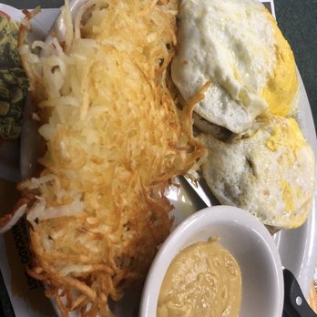 Metro Diner - Crab cakes Benedict with eggs fried hard and hollaindaise on the side - American Near Me - Tampa, Florida Metro Diner - Crab cakes Benedict with eggs fried hard and hollaindaise on the side - American Near Me - Tampa, Florida