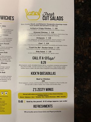 Menu photo 1 Ziggy's Pizzaria Mount Juliet, TN