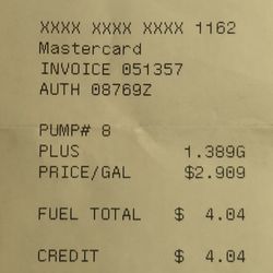 B K's Stop-N Shop - 2019-08-25 / Le plein de notre moto $4.04