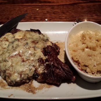 LongHorn Steakhouse - Bleu cheese crusted ribeye and bacon mac & cheese. - Steakhouses Near Me - Philadelphia, Pennsylvania LongHorn Steakhouse - Bleu cheese crusted ribeye and bacon mac & cheese. - Steakhouses Near Me - Philadelphia, Pennsylvania